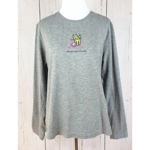 Life Is Good Close Knit Friends Long Sleeve Tee
